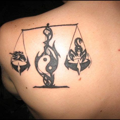 Au Ergew Hnliche Waage Tattoo Designs Bedeutungen