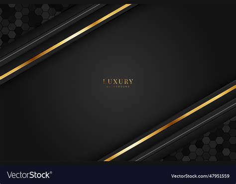 Minimalist black premium abstract background Vector Image