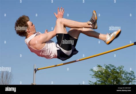 High jump technique hi-res stock photography and images - Alamy