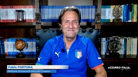 Fabio Fortuna Ad Azzurro Italia Di Cusano Italia Tv Del