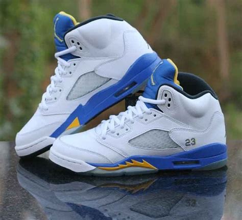 Nike Air Jordan Retro Gs Laney White Maize Royal Black