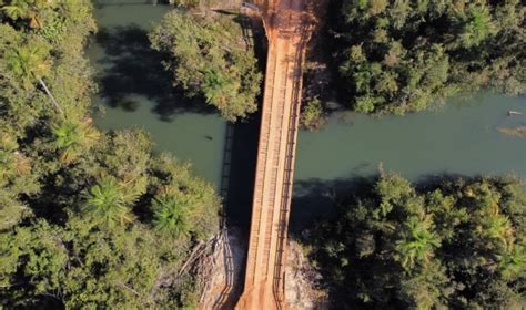 Concluída ponte de madeira entre Sinop e Santa Carmem Só Notícias