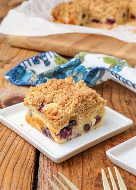 Sour Cream Blueberry Coffee Cake