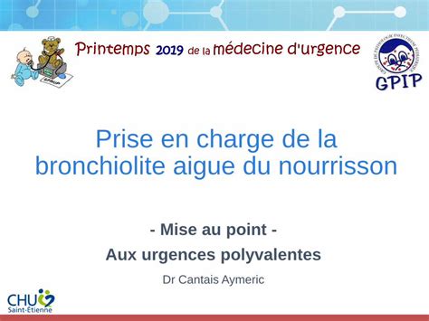 PDF Prise En Charge De La Bronchiolite Aigue Du Nourrissonresuval