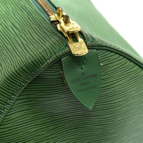 Louis Vuitton Louis Vuitton Keepall 45 Green Epi Leather Duffle