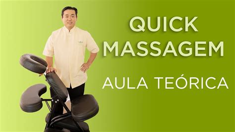 Aula Teórica De Quick Massagem Youtube