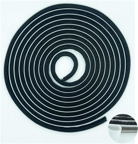 Uxcell Brush Weather Stripping Adhesive Felt Door Seal Strip Pile