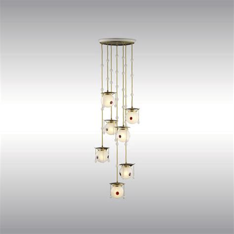 Lampadario Classico Woka Lamps Vienna In Vetro In Ottone