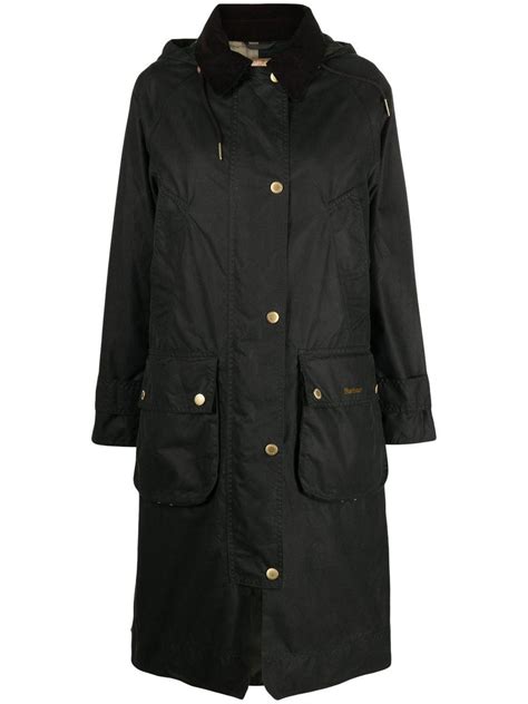 Barbour Laxdale Parka Coat In Black Lyst Canada