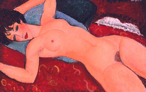 Red Nude Nu Couch Amedeo Modigliani Hand Painted Oil Etsy