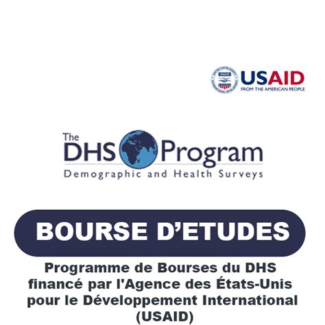 Avis d appel à candidatures pour le Programme de Bourses du DHS financé