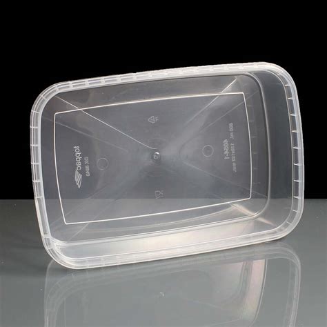 Ml Rectangular Tamper Evident Container And Lids