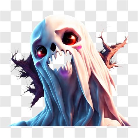 Download Ghost with red eyes and open mouth from Fortnite PNGs Online ...