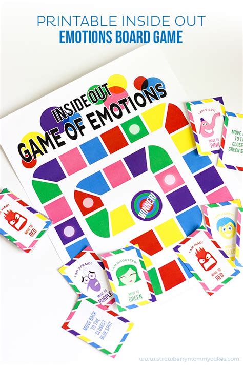 Printable Inside Out Emotions Board Game - Printable Crush