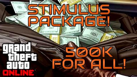 GTA 5 Online STIMULUS PACKAGE GTA Online Players Getting 500k EACH