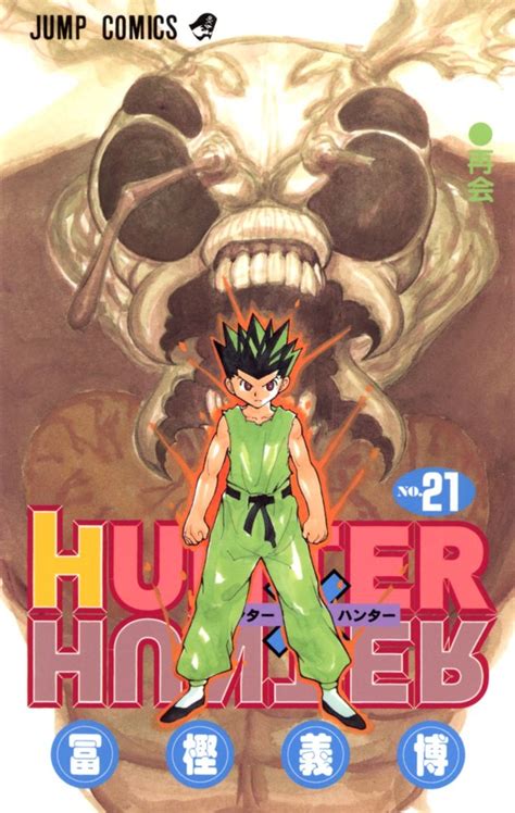 Hunter Hunter Volume 21 Cover Manga Covers Hunter Anime Hunter X