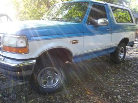 1995 Ford Bronco Xlt Sport Utility 2 Door 50l