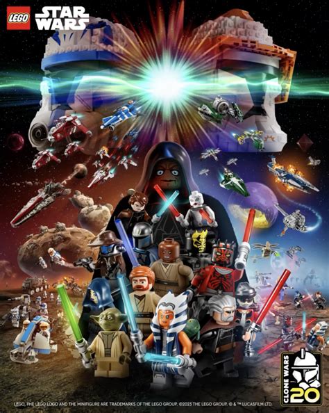 Free LEGO Star Wars The Clone Wars poster available to download