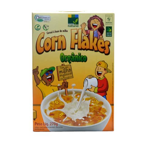 Corn Flakes 270g Cereal A Base De Farinha De Milho Orgânico Armazém