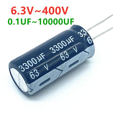 Capacitor Eletrol Tico De Alum Nio V V V V V V V V