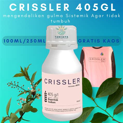 Jual Obat Hama Pembasmi Gulma Ampuh Tanaman Padi Crissler 405SC 250ml