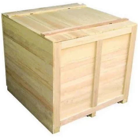 Edible Non Edible Square Pinewood Pallet Box For Shipping At Rs