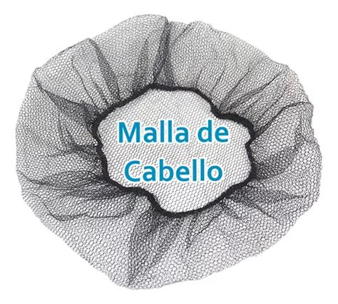 Malla Cabello Cofia Gorro Grueso Cocina Peluqueria X Und