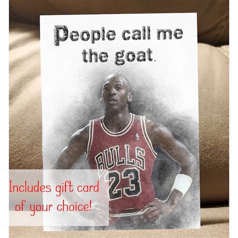 Michael Jordan Birthday Card - Etsy