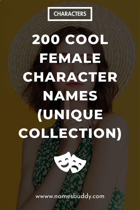 200 Cool Female Character Names in 2024 | Female character names, Best character names, Female ...