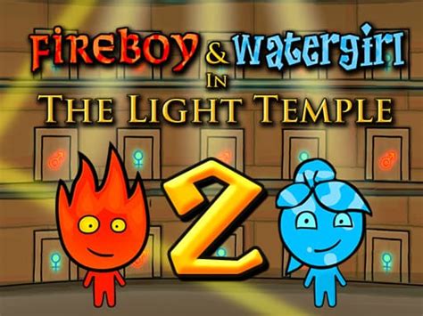 Jogo Da Aguinha E Do Fogo - Fireboy and Watergirl 2 in the Light Temple - Click Jogos