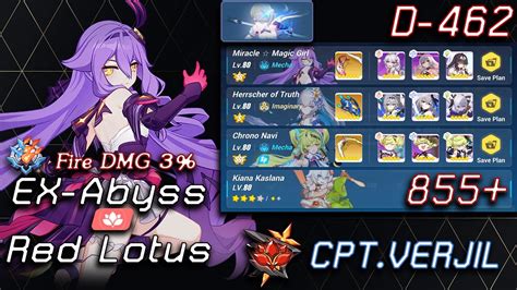 Honkai Impact 3 EX Abyss Red Lotus Rita Argent Knight Artemis 855