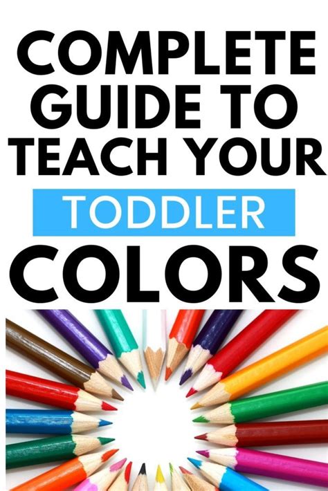 The Complete Guide to Teaching Colors to Toddlers - Talk 2 Me Mama