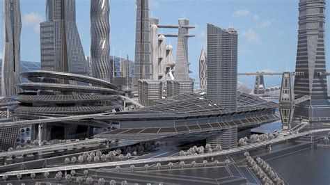 3D future city earth - TurboSquid 1299039