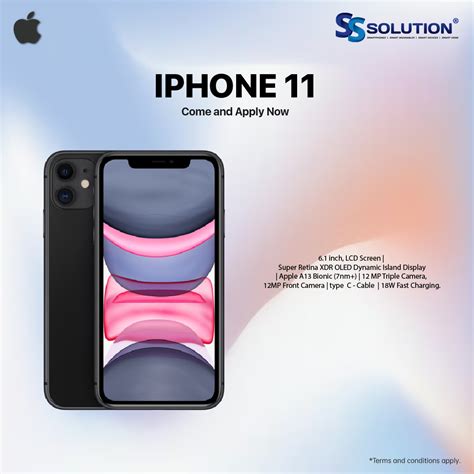 iPhone 11 | A13 Bionic chip | Liquid Retina HD LCD display – SS Solution