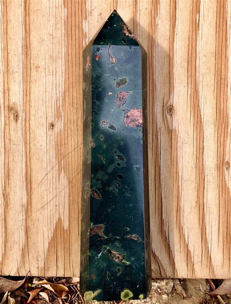 3 88 Lb Plumite Aka Plum Blossom Jasper Obelisk Pillar Tower Point Wand