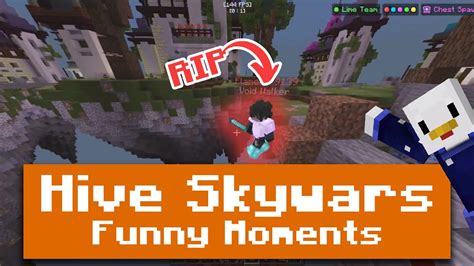 Hive Skywars Funny Moments Youtube