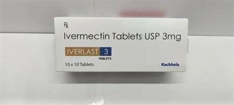 IVERMECTIN IVERLAST 3 MG At Rs 75 Strip Of 10 Tablets Ivermectin