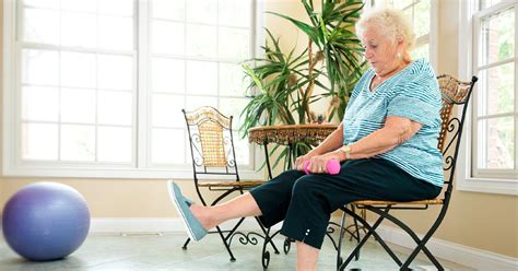 Seated and Standing Chair Exercises for Seniors