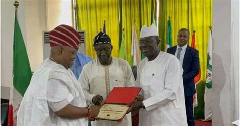 Osun PDP Guber Primary Adeleke Receives Certificate Of Return