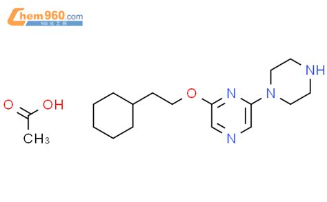 426831 26 7 Pyrazine 2 2 Cyclohexylethoxy 6 1 Piperazinyl