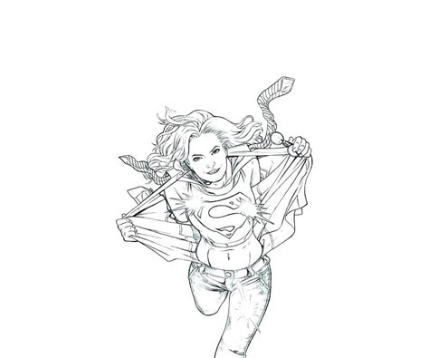 Superwoman Coloring Pages Printable Coloring Pages