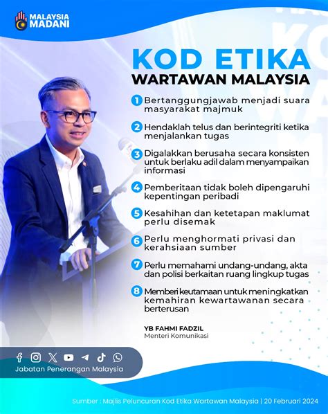 KOD ETIKA WARTAWAN MALAYSIA Portal Rasmi Jabatan Penerangan Malaysia