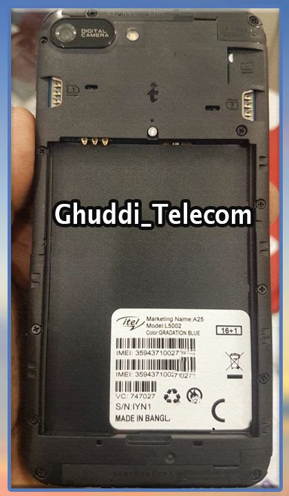 Itel A Flash File Customer Care File Ghuddi Telecom