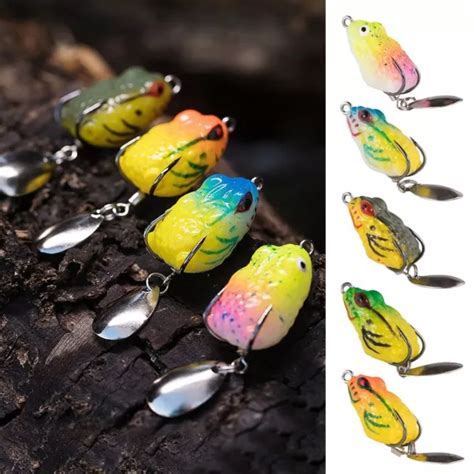 Hot Portable Lifelike Bass Bait Spinner Sinking Soft Fishing Lures