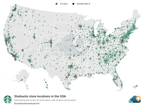 Number of Starbucks Stores in the USA - 2024 | LocationsCloud