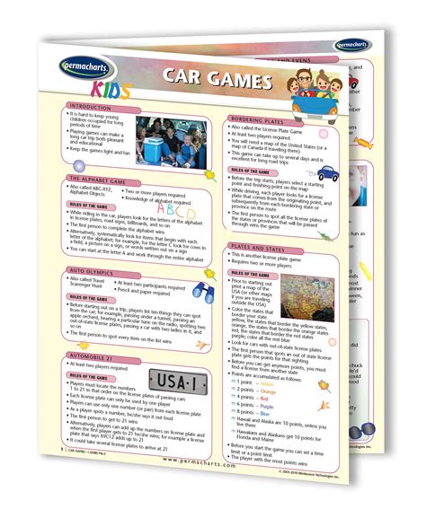 Car Games for Kids - Reference Guide - little minds that think