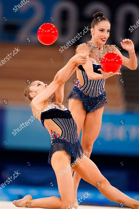 Bulgaria Team Group Bul Rhythmic Gymnastics Editorial Stock Photo