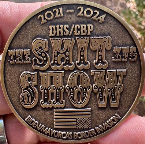 The Shit Show Commemorative Coin Old Patrol Hq Fierce 5