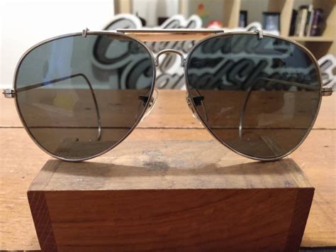 Vintage Ray Ban Bausch E Lomb Aviators Anni 70 Etsy