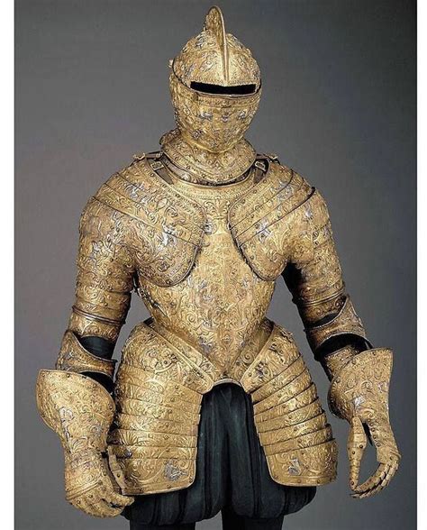 An Elaborately Designed Armor Is Displayed In This Image With The